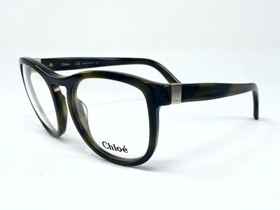 New CHLOE CE2712 Brown Tortoise Round Italian Womens Eyeglasses Frame 53-19-140 2