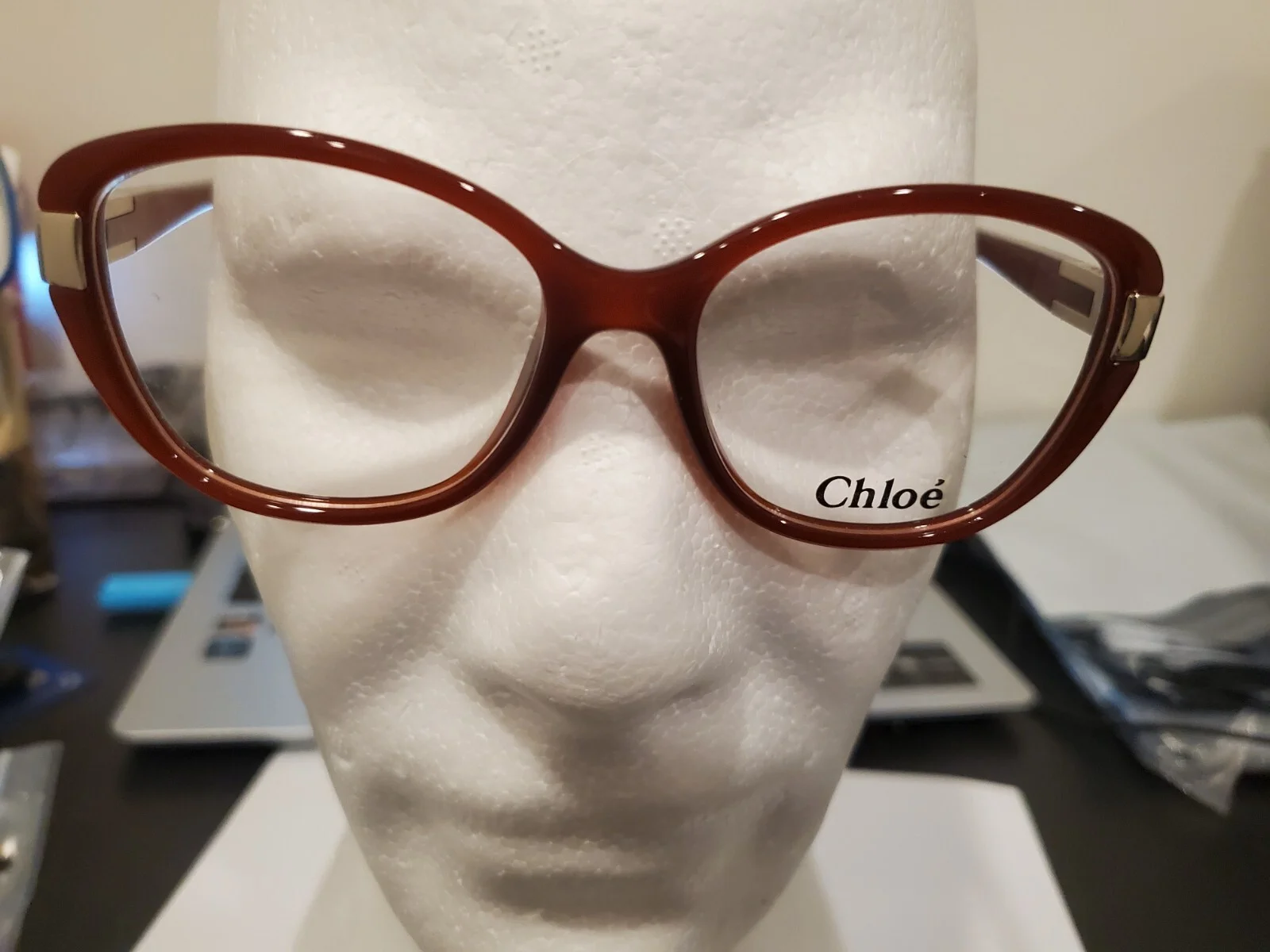 NEW CHLOE EYEGLASSES CE2650 223 BURNT 51-16-135MM B39MM ITALY PERFECT AUTHENTIC 2