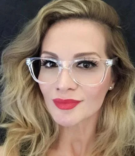 NEW Classic Thin Square Rectangular Big Fashion Nerd Geek Eyeglasses Frames 8068 4