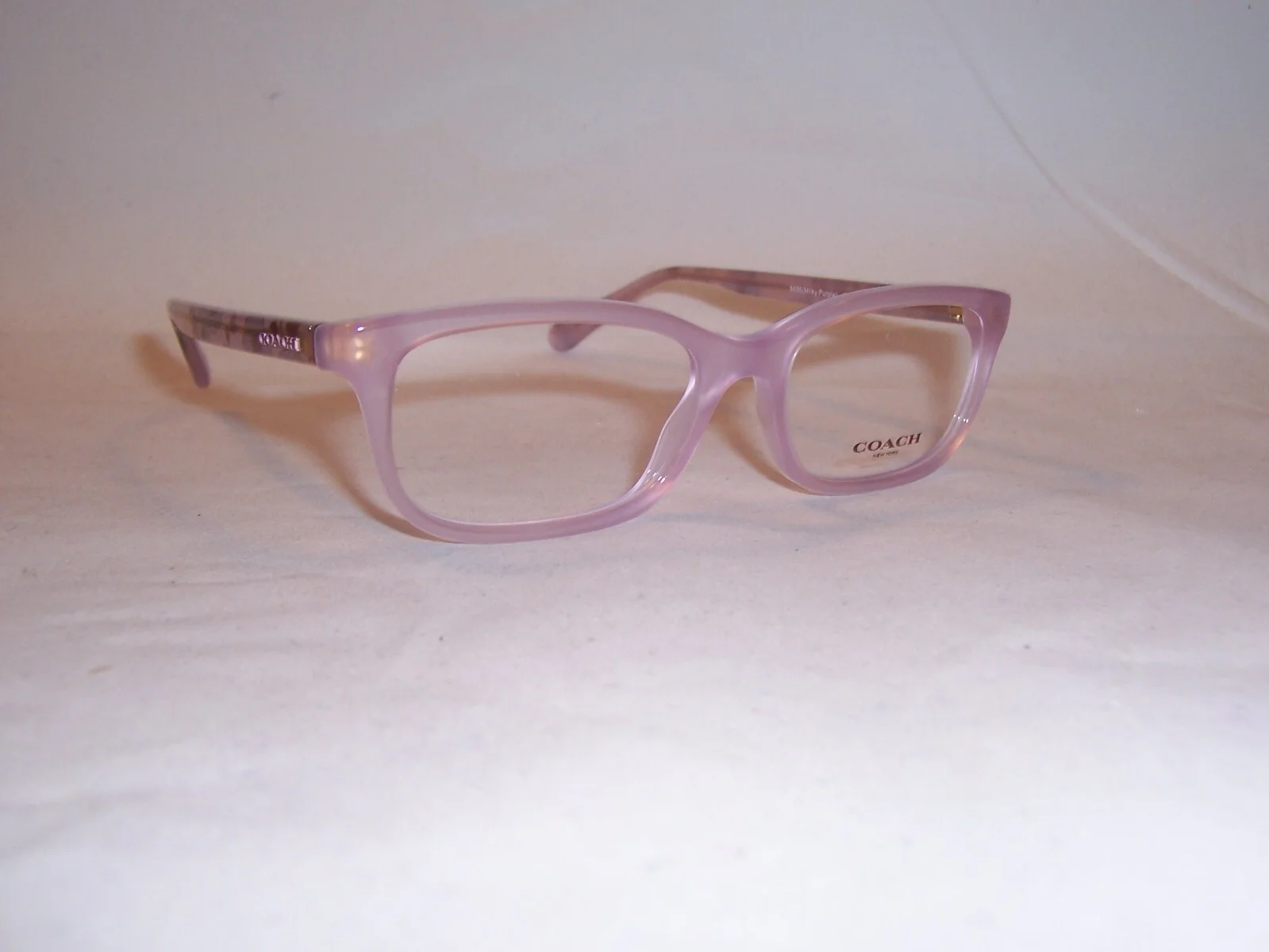 NEW COACH EYEGLASSES HC 6174 5696 MILKY PURPLE 52mm AUTHENTIC RX 6174