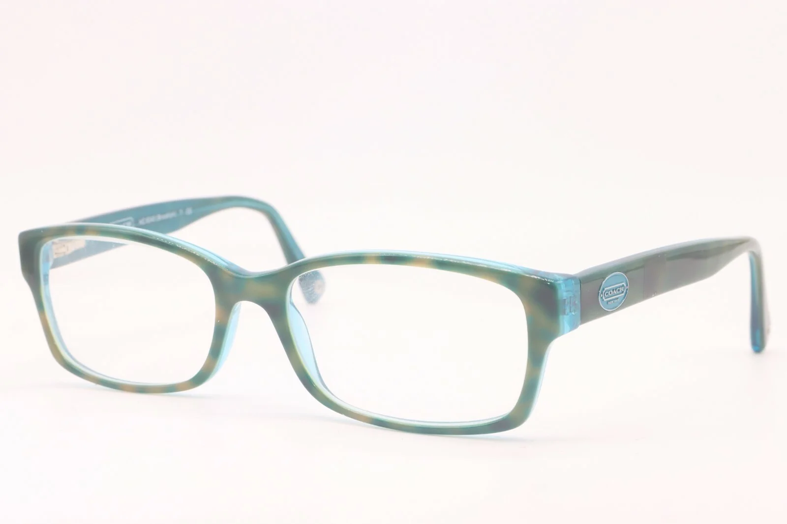 NEW COACH HC 6040 BROOKLYN 5116 TORTOISE TEAL AUTHENTIC EYEGLASSES HC6040 52-16