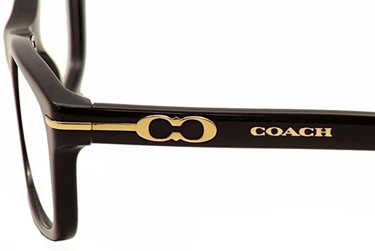 NEW Coach HC 6054 5002 Elise Womens Black Designer Eyeglasses Frames 50mm 3
