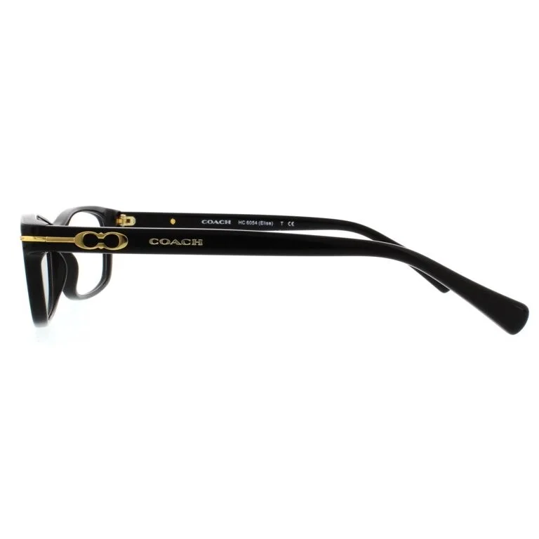 NEW Coach HC 6054 5002 Elise Womens Black Designer Eyeglasses Frames 50mm 4