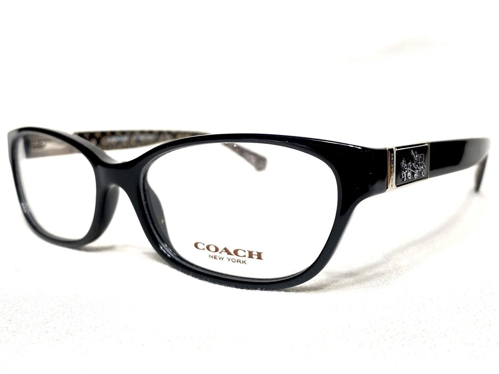NEW Coach HC 6061 5261 Emma Womens Black Cat Eye Designer Eyeglasses Frames 52mm
