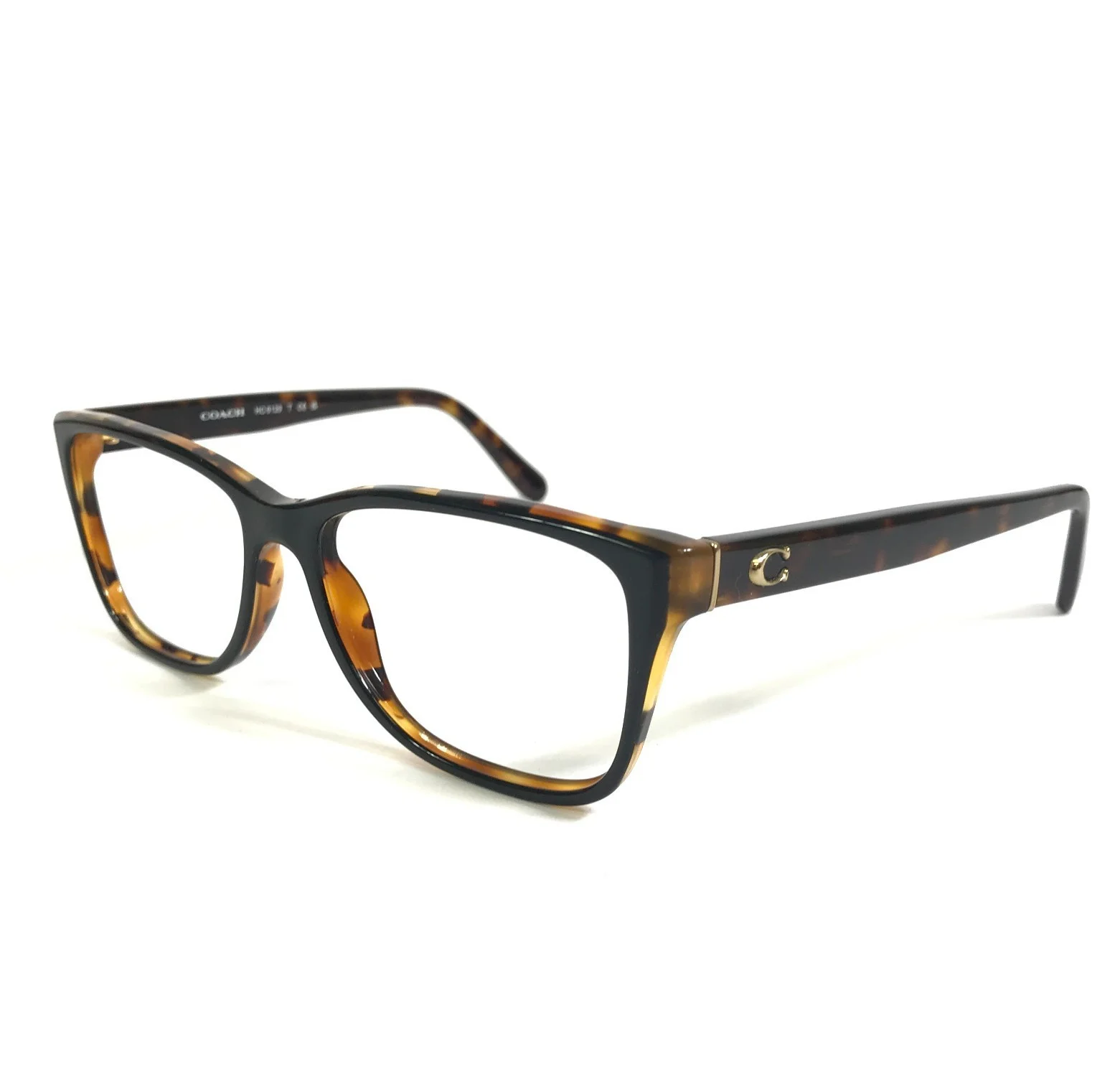 NEW Coach HC6088 5396 Womens Black Cherry/Gold Cats Eye Eyeglasses Frames 52/15 3