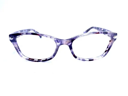 New Coach Purple Silver Tortoise Clear Wayfarer Glasses HC6065 5548 51 17 135
