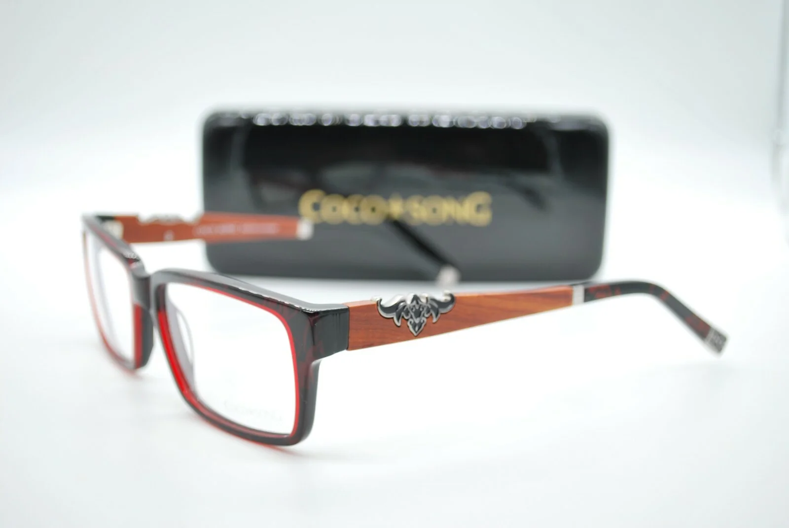 NEW COCO SONG CV 078 GLASS HOUSE COL. 2 AUTHENTIC EYEGLASSES FRAMES RX 55-17
