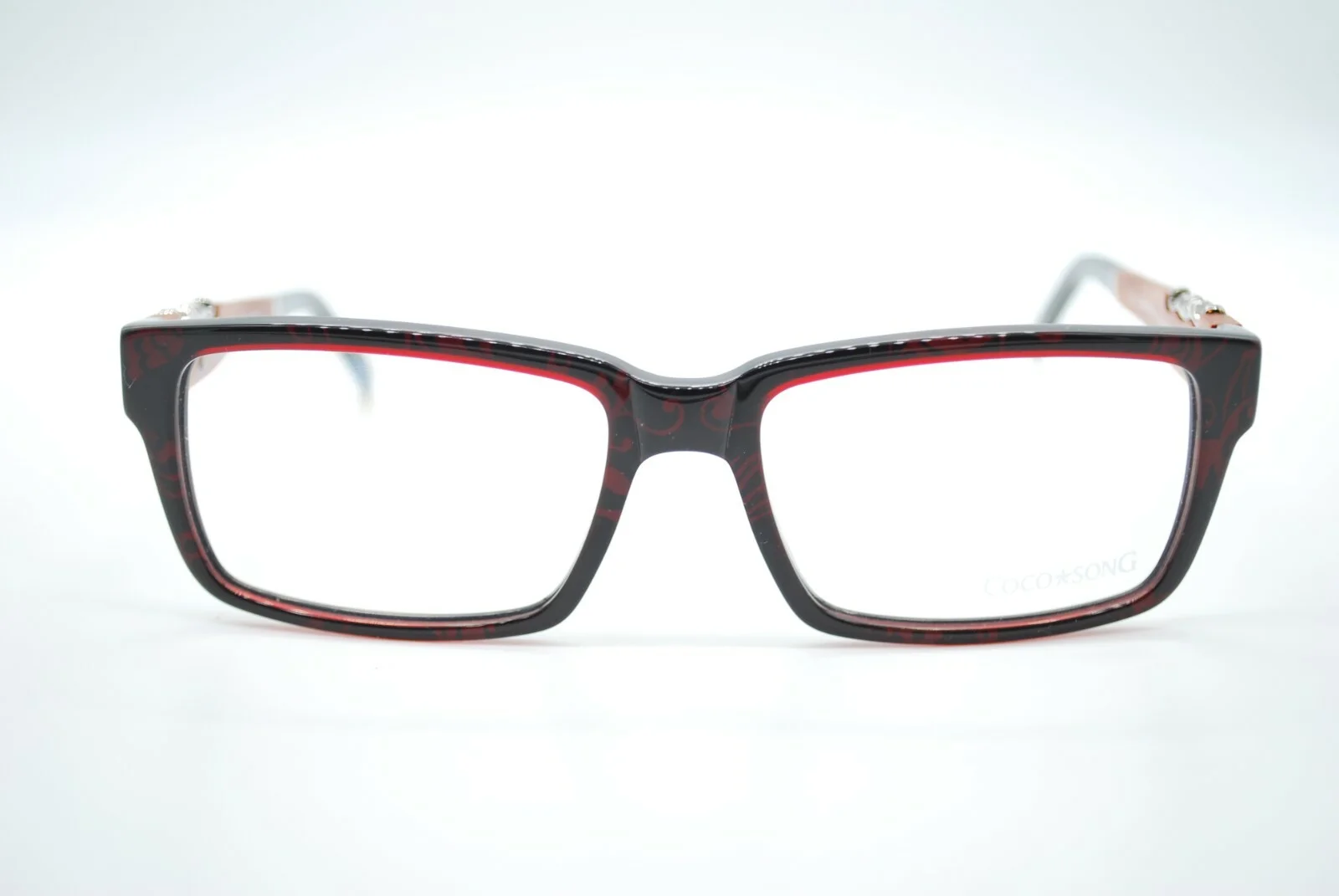NEW COCO SONG CV 078 GLASS HOUSE COL. 2 AUTHENTIC EYEGLASSES FRAMES RX 55-17 3