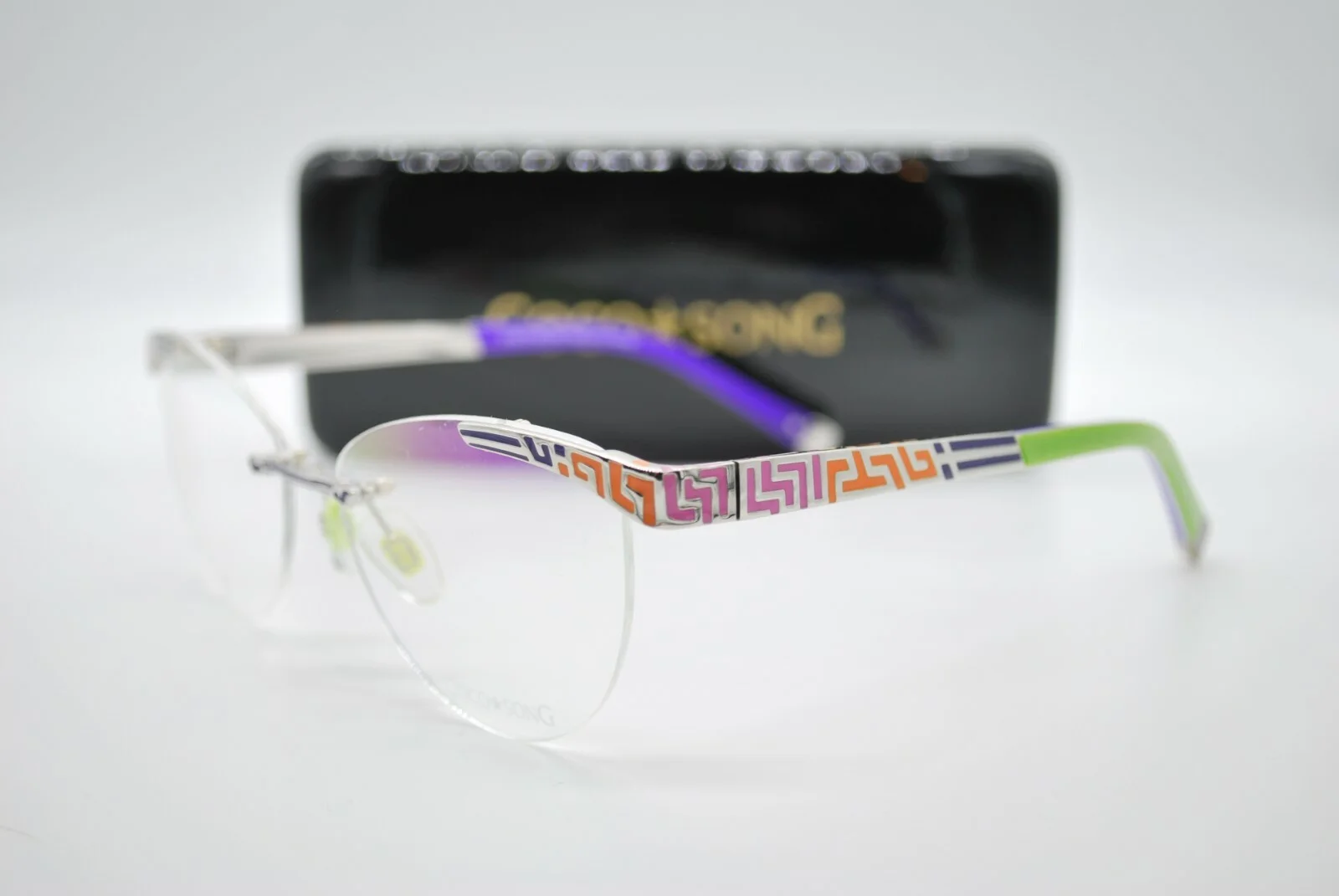 NEW COCO SONG CV 094 LOOKING OVER COL. 3 AUTHENTIC EYEGLASSES FRAMES RX 54-15