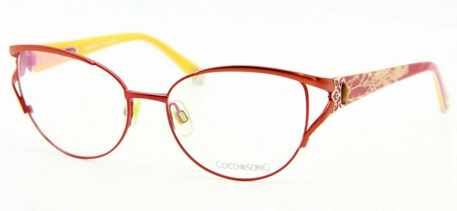 NEW COCO SONG CV 098 COL. 3 PURPLE RED AUTHENTIC FRAMES EYEGLASSES CV098 53-16 4