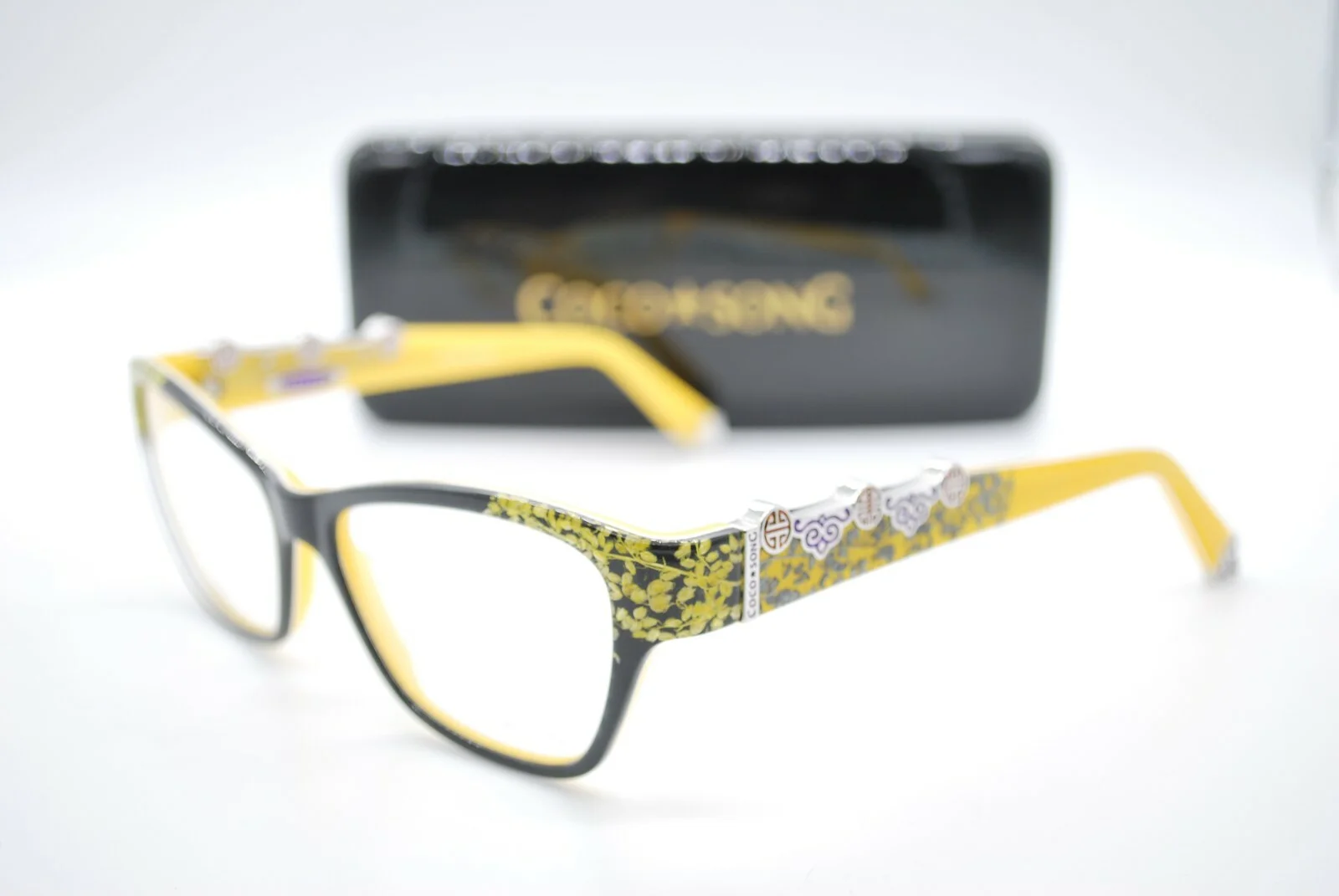 NEW COCO SONG CV 103 FUNKY BLUE COL. 2 AUTHENTIC EYEGLASSES FRAMES RX 53-16