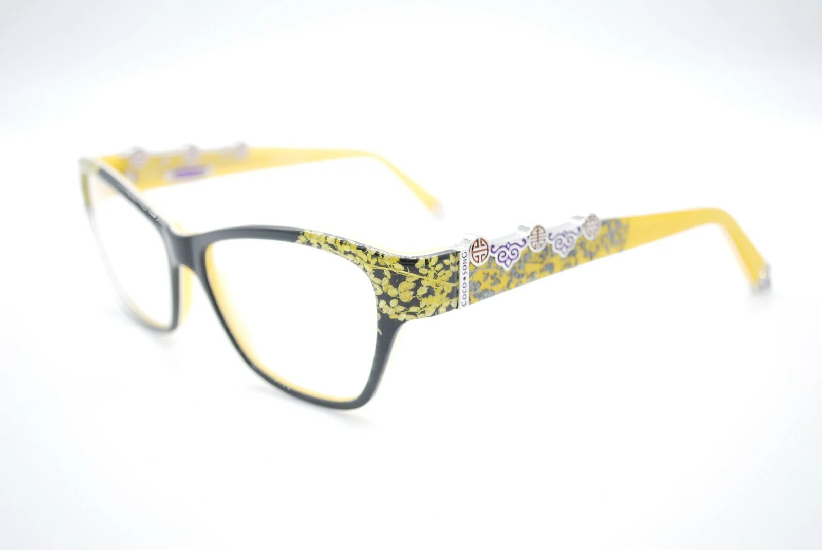 NEW COCO SONG CV 103 FUNKY BLUE COL. 2 AUTHENTIC EYEGLASSES FRAMES RX 53-16 2