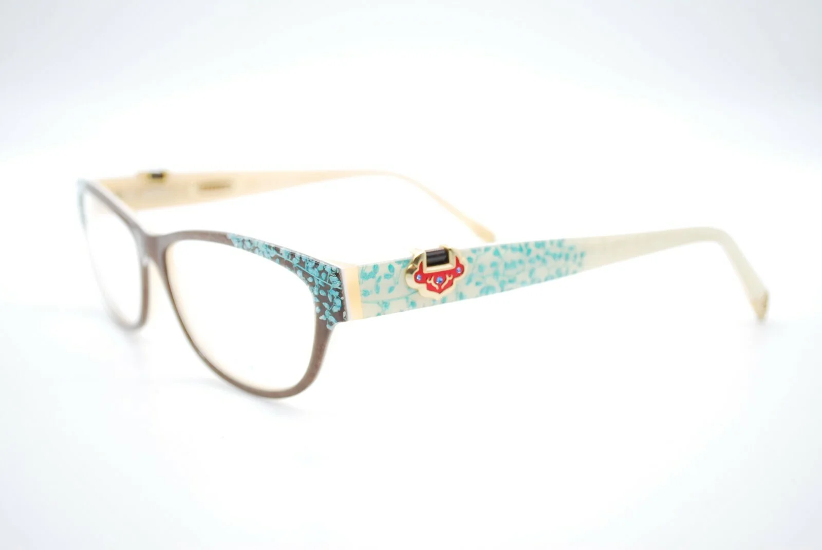 NEW COCO SONG CV 122 HARD SPEAKER COL. 4 AUTHENTIC EYEGLASSES FRAMES RX 53-15 2
