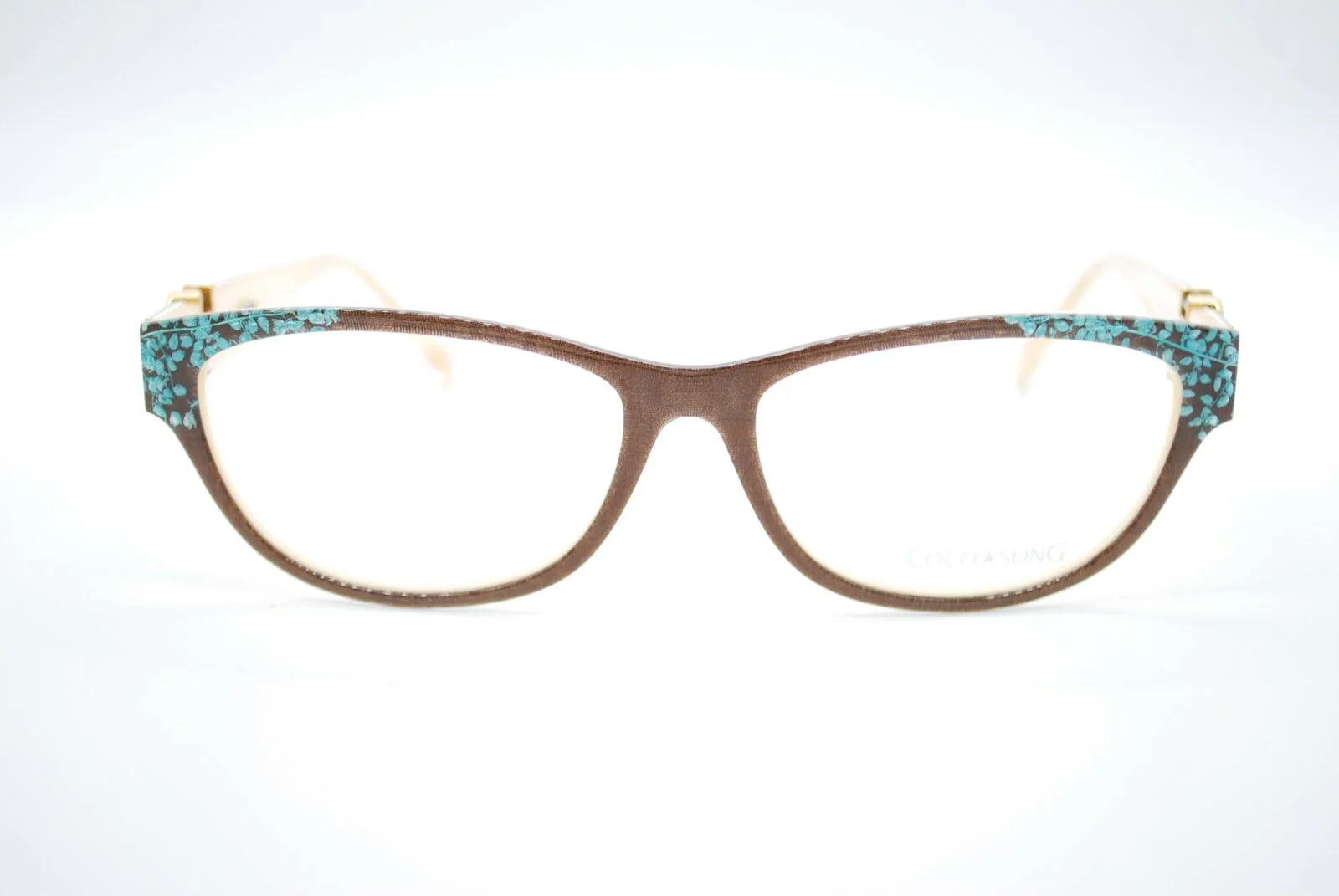NEW COCO SONG CV 122 HARD SPEAKER COL. 4 AUTHENTIC EYEGLASSES FRAMES RX 53-15 3