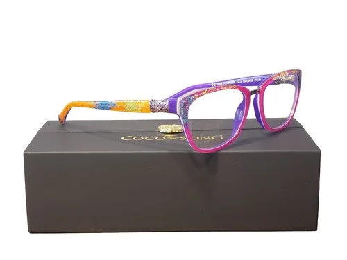 NEW COCO SONG EYEGLASSES CV 145 THIS LOVE COL. 3 AUTHENTIC FRAMES 56 MM 2