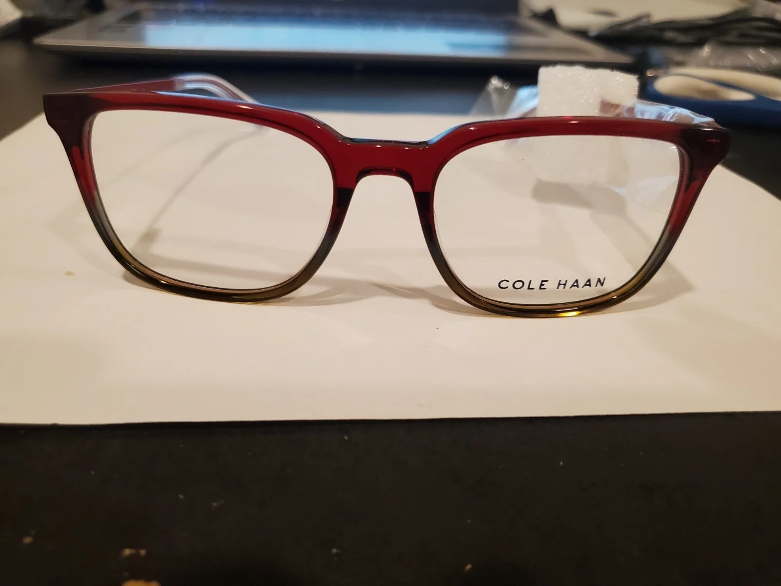 NEW Cole Haan CH 4027 610 RED GRADIENT Eyeglasses 54mm/19/140MM SPRING HING 1