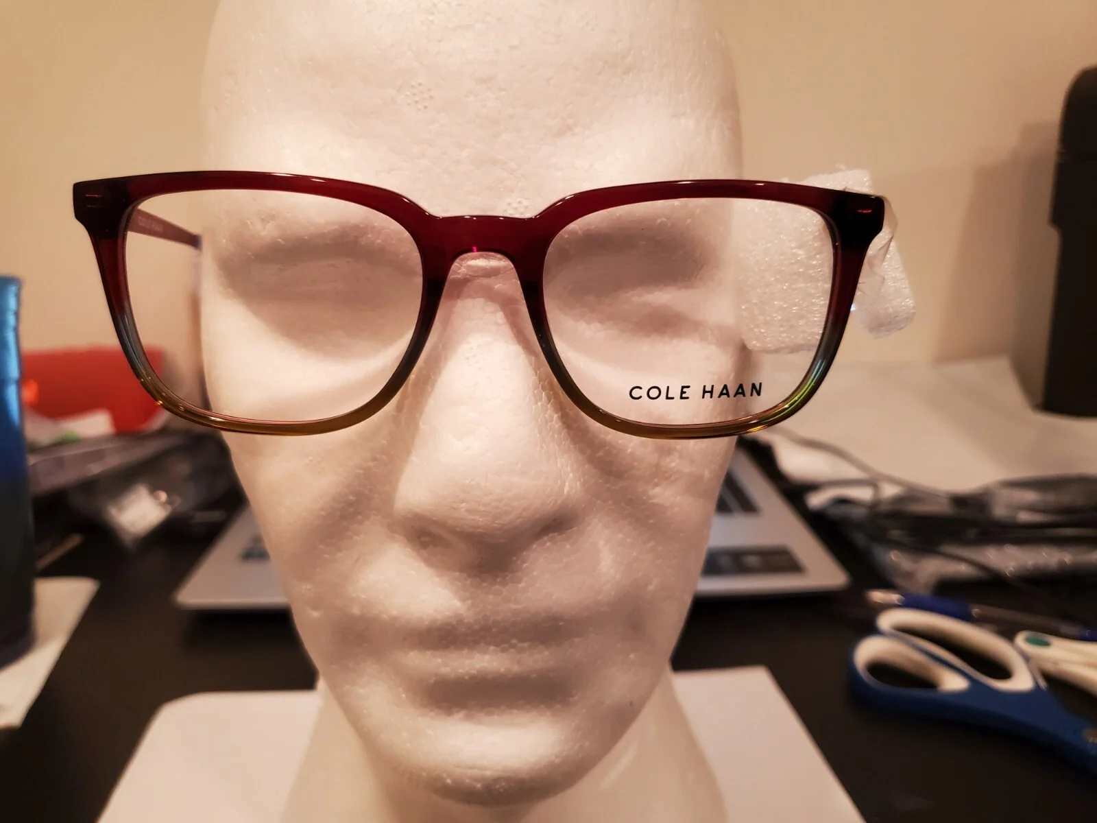 NEW Cole Haan CH 4027 610 RED GRADIENT Eyeglasses 54mm/19/140MM SPRING HING 2
