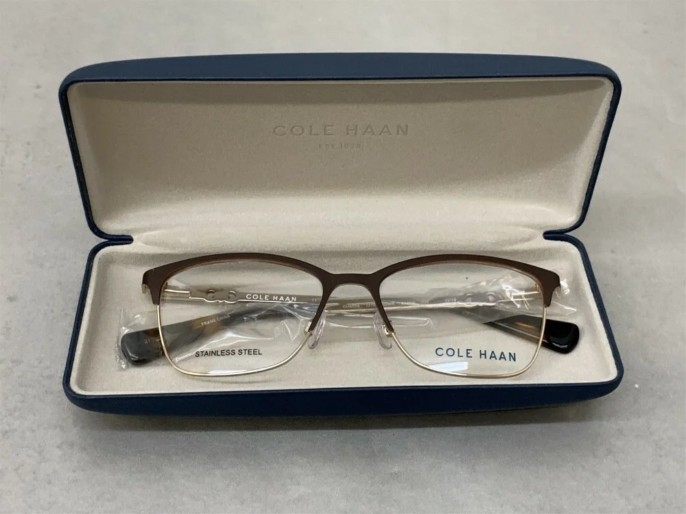 NEW Cole Haan CH5009 Eyeglasses 210 Brown 51-16-135 1