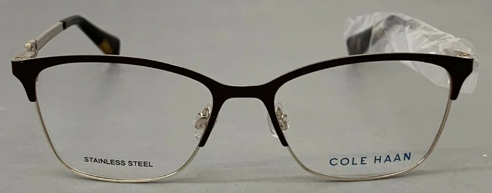NEW Cole Haan CH5009 Eyeglasses 210 Brown 51-16-135 2