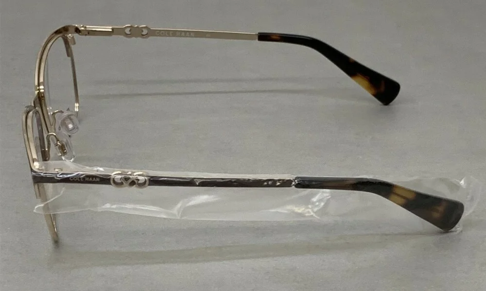 NEW Cole Haan CH5009 Eyeglasses 210 Brown 51-16-135 3