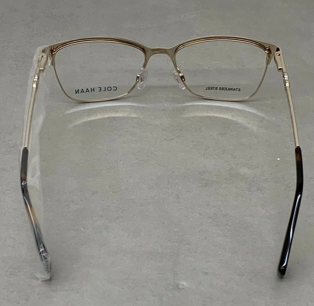 NEW Cole Haan CH5009 Eyeglasses 210 Brown 51-16-135 4