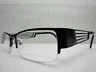 NEW CONTEMPORARY MENS LADIES BLACK READING EYE GLASSES RARE FRAMES READERS +1.25