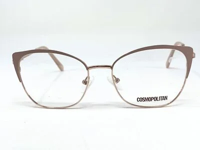 New COSMOPOLITAN Sawyer Blush/ Gold Womens Eyeglasses Frame 53-17-140
