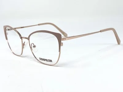 New COSMOPOLITAN Sawyer Blush/ Gold Womens Eyeglasses Frame 53-17-140 2