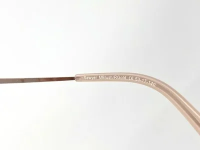 New COSMOPOLITAN Sawyer Blush/ Gold Womens Eyeglasses Frame 53-17-140 4