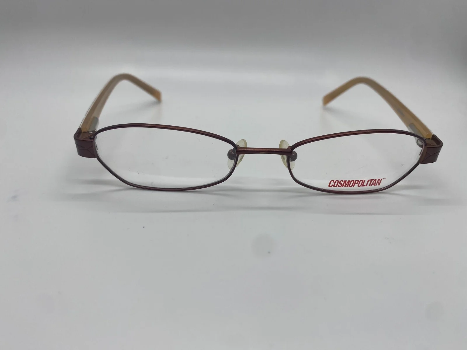 NEW COSMOPOLITAN SWANKY CHOCOLATE AUTHENTIC FRAMES OPTICAL EYEGLASSES 49-17-135 2