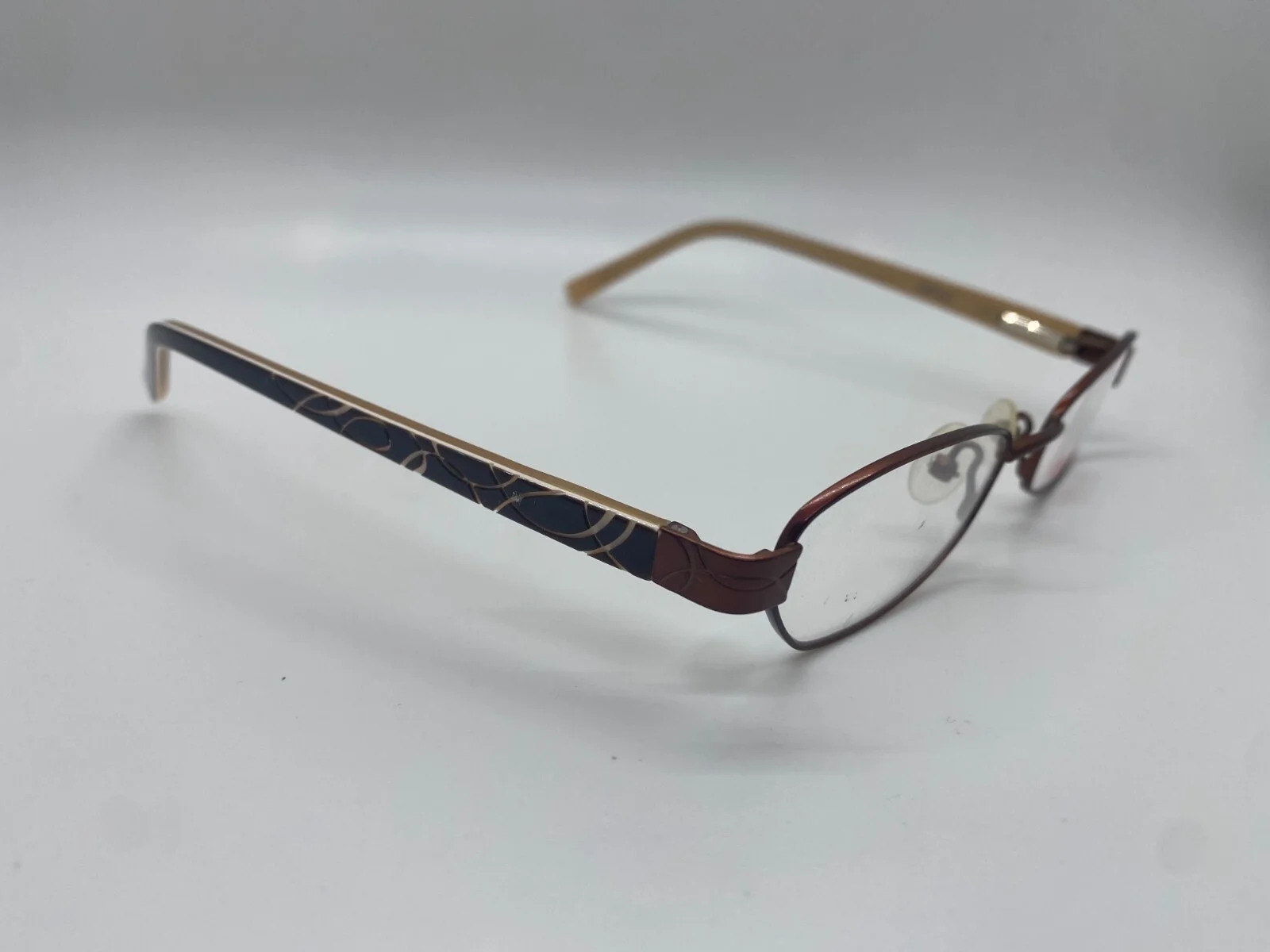NEW COSMOPOLITAN SWANKY CHOCOLATE AUTHENTIC FRAMES OPTICAL EYEGLASSES 49-17-135 3