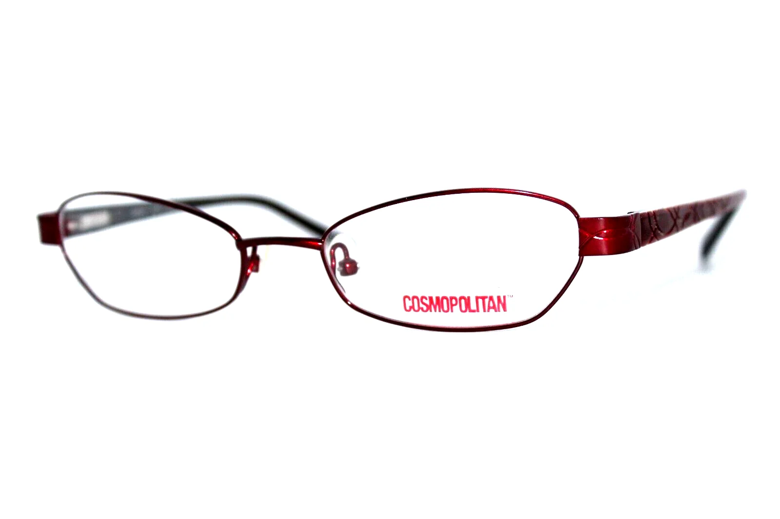 NEW COSMOPOLITAN SWANKY RUBY RED AUTHENTIC EYEGLASSES FRAMES 49-17-135MM