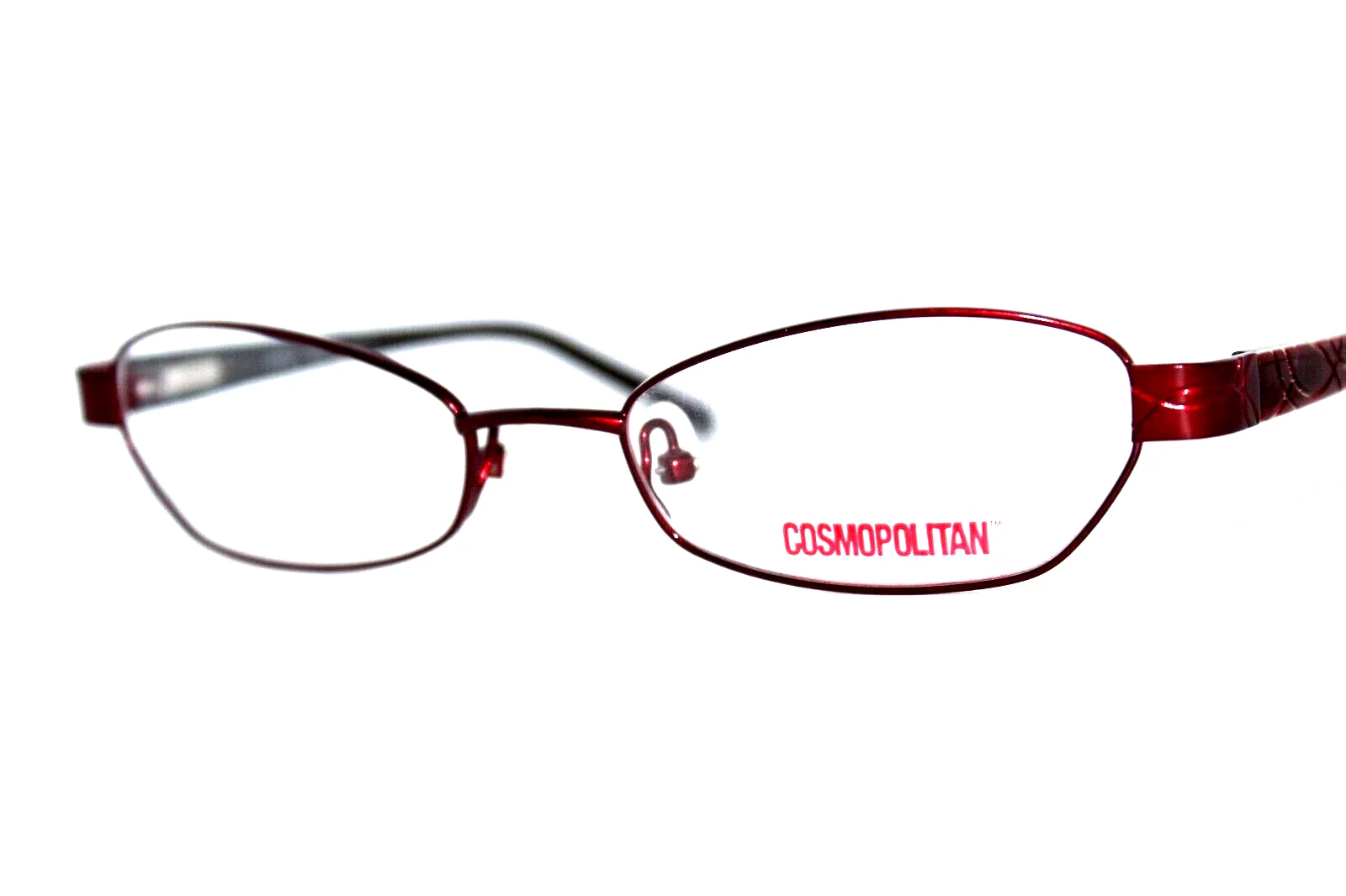 NEW COSMOPOLITAN SWANKY RUBY RED AUTHENTIC EYEGLASSES FRAMES 49-17-135MM 2