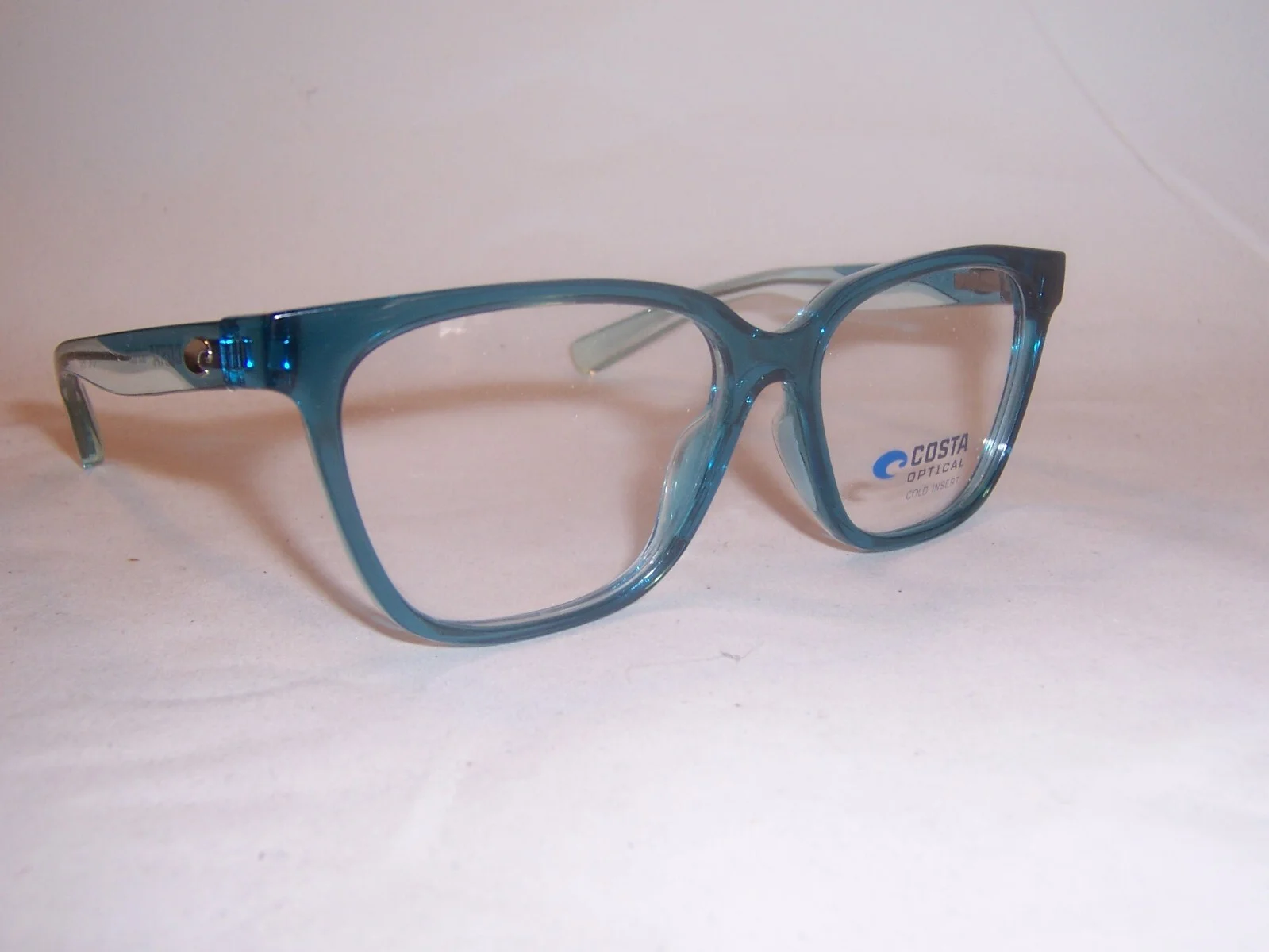 NEW COSTA DEL MAR EYEGLASSES 06A8016 CRYSTAL BLUE 8016-02 55mm RX AUTHENTIC 8016