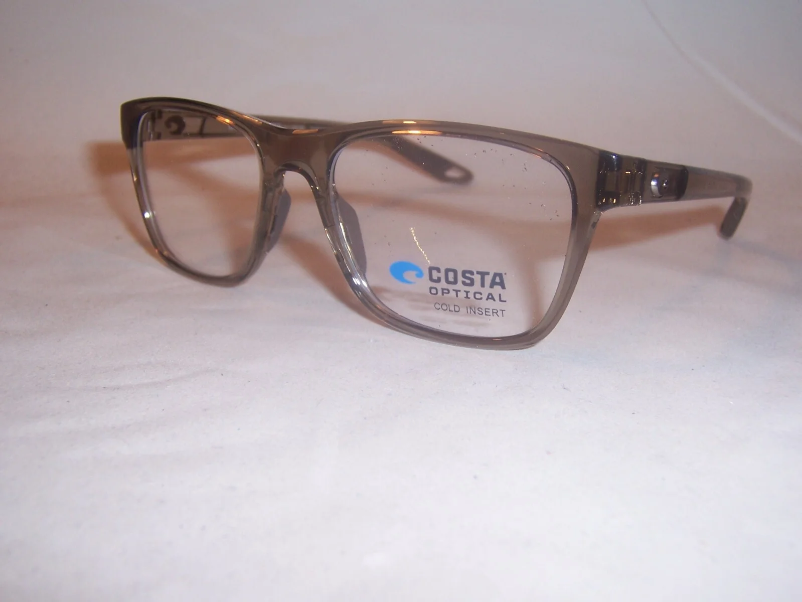 NEW COSTA DEL MAR EYEGLASSES 06A8024 TAUPE CRYSTAL 8024-02 52mm RX AUTHENTIC 3