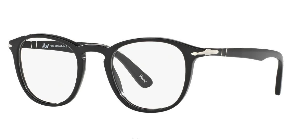 New Costa Del Mar PO3143v Eyeglasses PO 3143V 95 Shiny Black 47-21-145 mm
