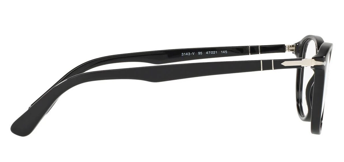 New Costa Del Mar PO3143v Eyeglasses PO 3143V 95 Shiny Black 47-21-145 mm 3