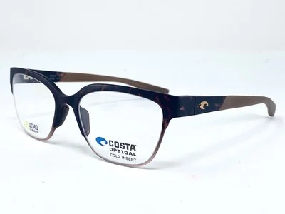 New COSTA OCR230 Brown Tortoise/Beige Japanese Womens Eyeglasses Frame 51-18-130 2