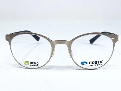 New COSTA PCR210 Silver Circular Japanese Unisex Eyeglasses Frame 48-20-135