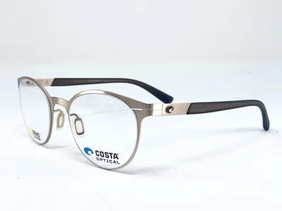 New COSTA PCR210 Silver Circular Japanese Unisex Eyeglasses Frame 48-20-135 2