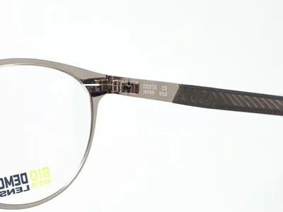 New COSTA PCR210 Silver Circular Japanese Unisex Eyeglasses Frame 48-20-135 4