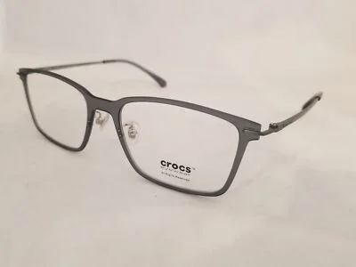 new CROCS Eyewear CF3230 eyeglasses Frame Grey 55mm MEN Lite Designer Optical