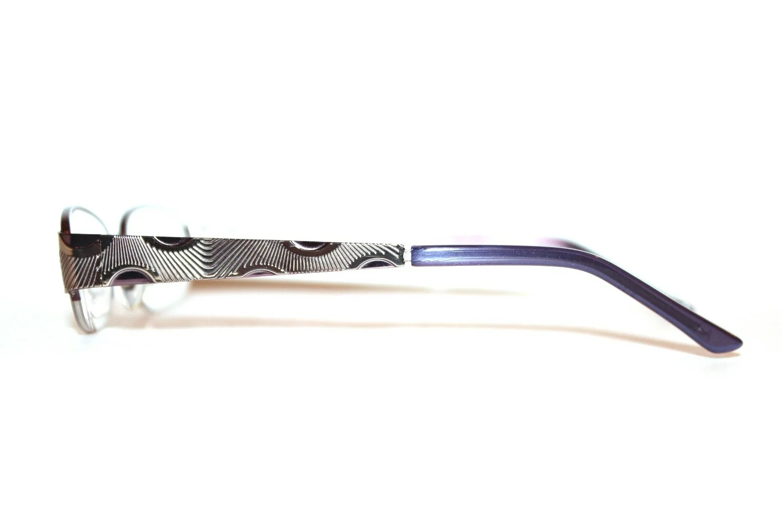 NEW DAISY FUENTES DF GABRIELLA 057 GOLD SEMI RIMLESS EYEGLASSES FRAMES 50-17-135 4