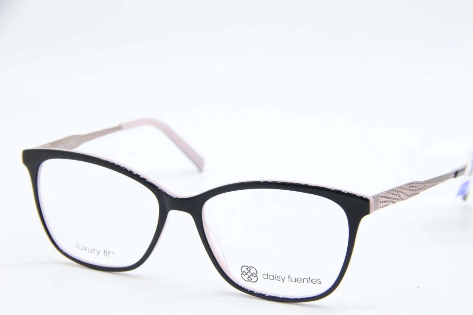 New DAISY FUENTES LA Raquel black Women eyeglasses 57-17-145