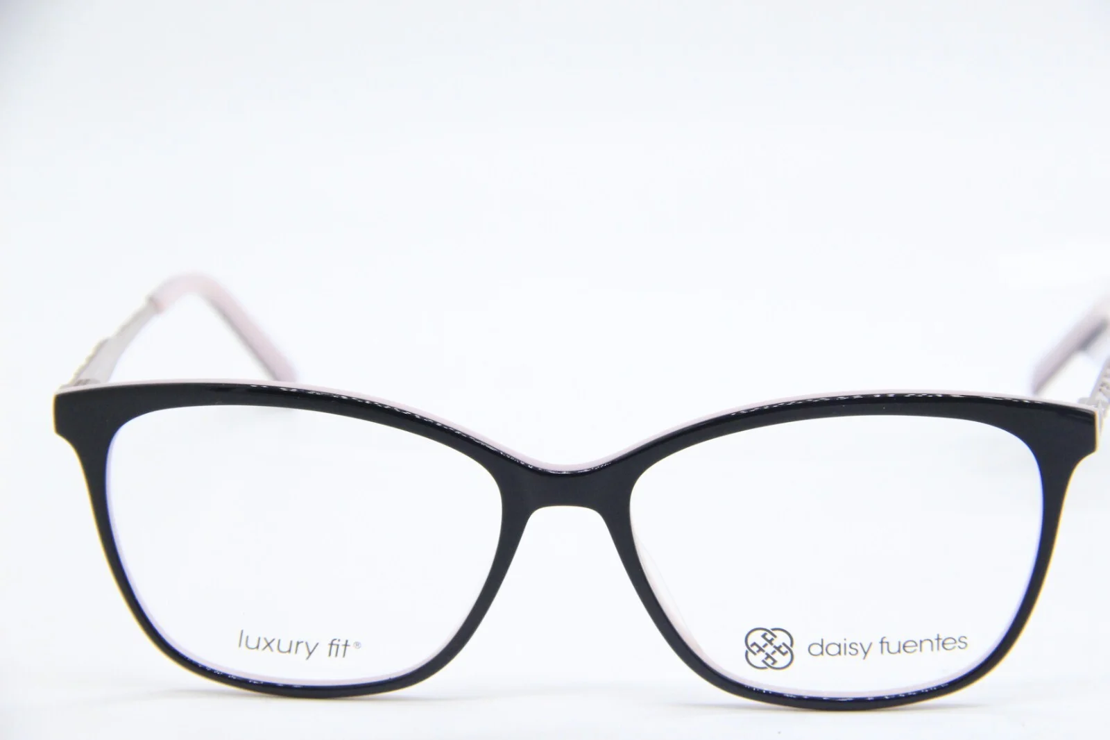 New DAISY FUENTES LA Raquel black Women eyeglasses 57-17-145 2