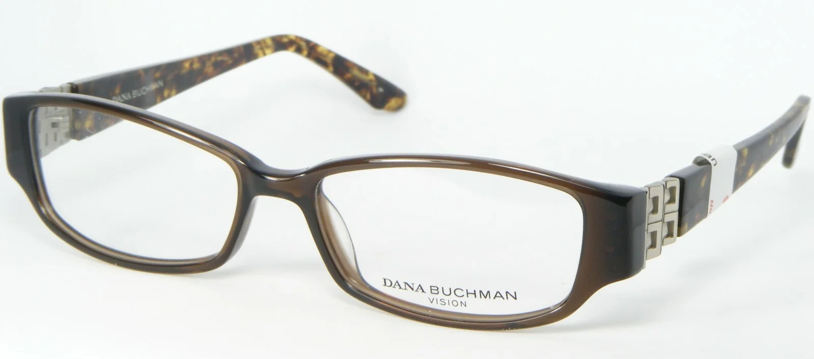 NEW Dana Buchman ENCINO BR /BROWN EYEGLASSES GLASSES PLASTIC FRAME 51-15-130mm