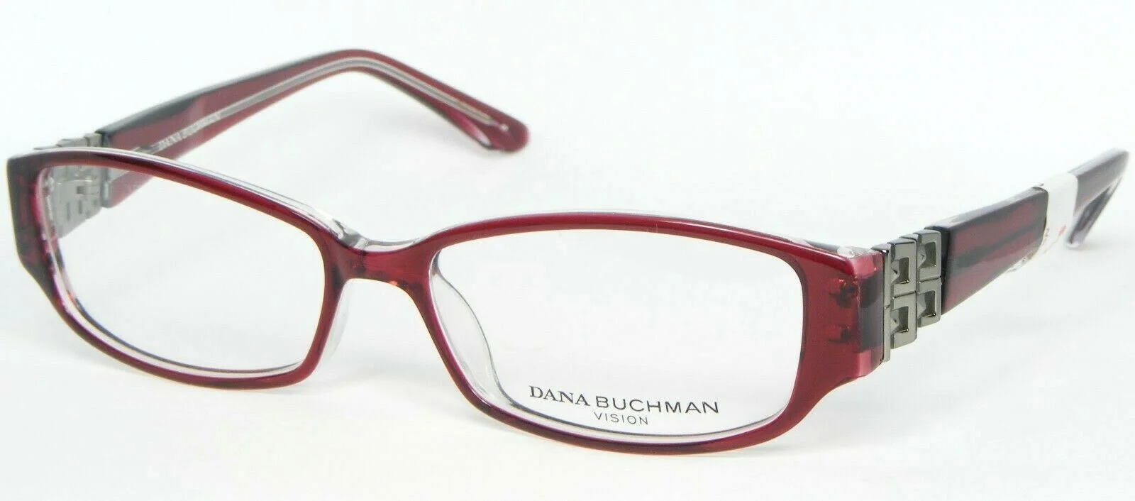 NEW Dana Buchman ENCINO CS CRIMSON /RED EYEGLASSES GLASSES FRAME 51-15-130mm