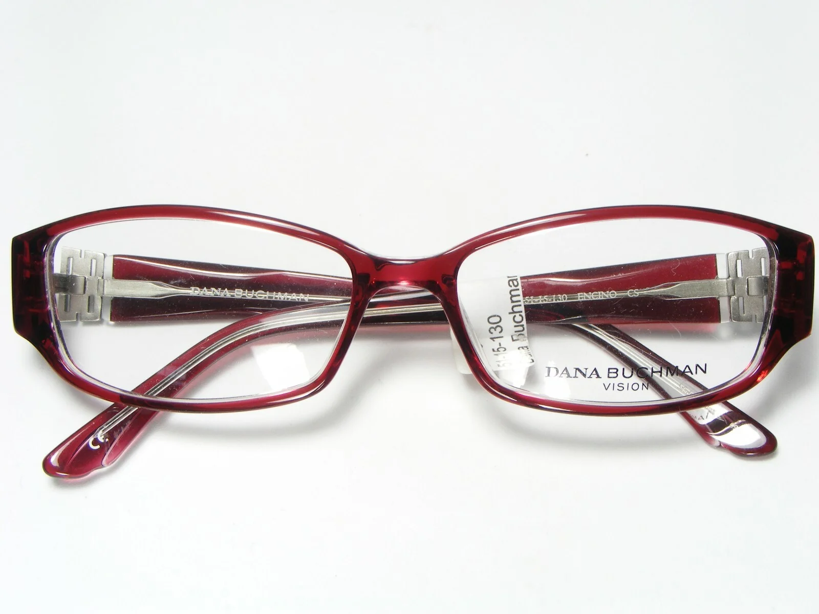 NEW Dana Buchman ENCINO CS CRIMSON /RED EYEGLASSES GLASSES FRAME 51-15-130mm 3