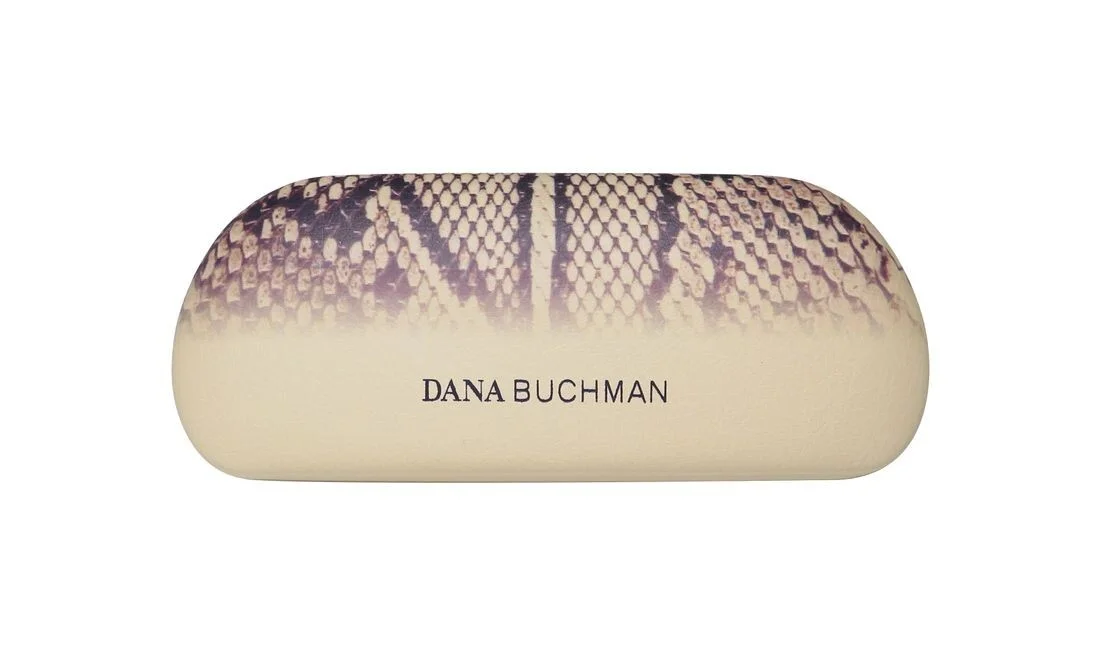 NEW DANA BUCHMAN MODERN HARD CARRYING CASE FOR EYEGLASSES/GLASSES FRAME/EYEWEAR