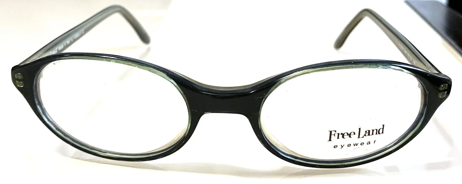 New Dark Green FreeLand Eyeglasses Semi-Transparent Frames ~ Discontinued Model